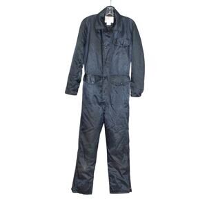 Vintage Amazon Sportswear Blue Snowsuit Insulated Workwear Coveralls Small